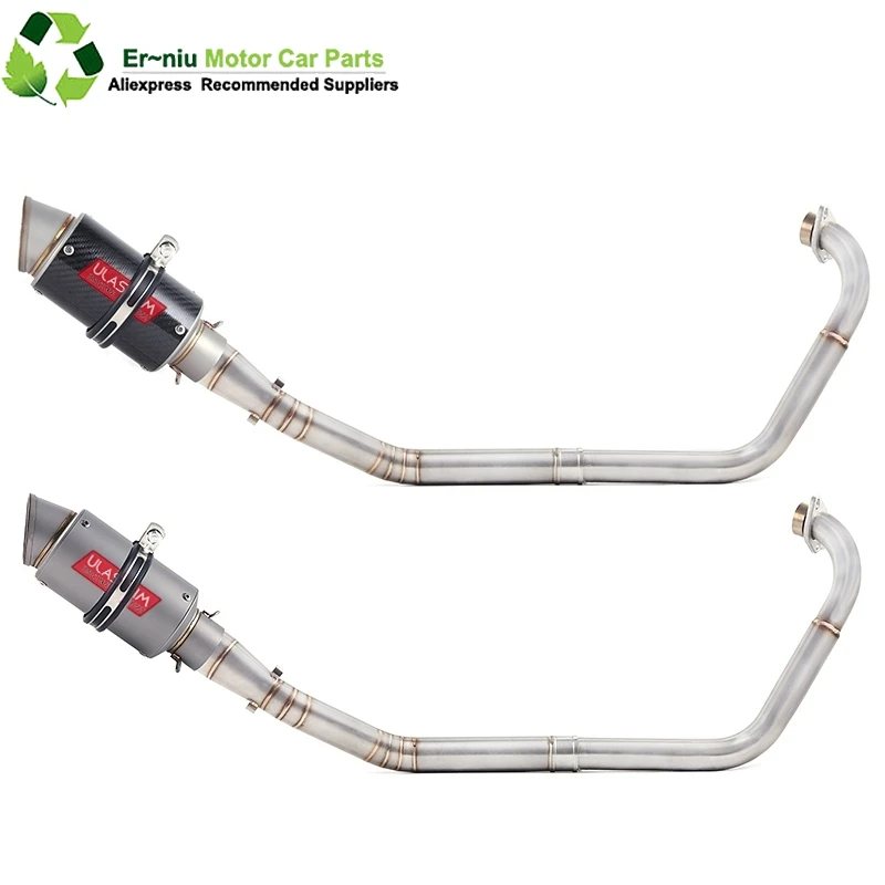 

Motorcycle Full Exhaust Escape System Pipe Slip On For Yamaha YZF-R15 R125 MT125 MT-15 MT 15 125 V3 R125 2008-2019 Exhaust