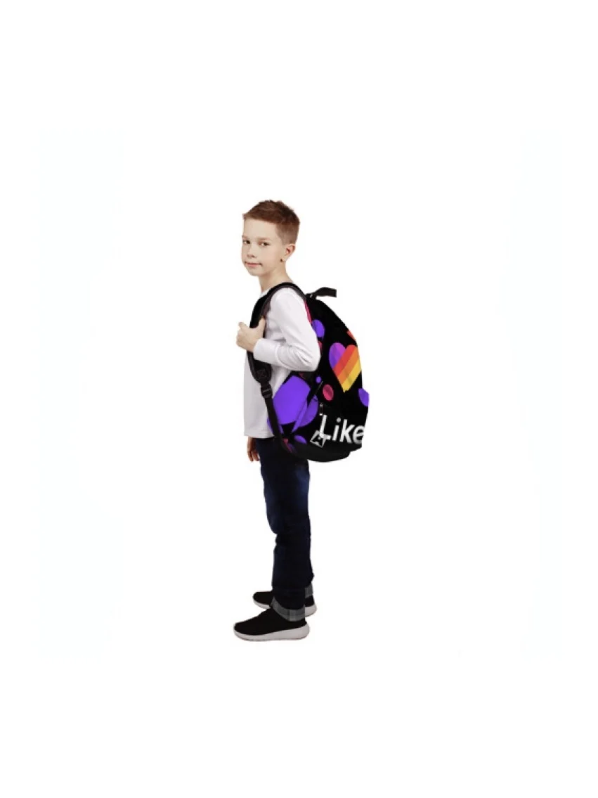 Backpack 3D &quotBACKPACK LIKE 3 for boys and girls school leisure bright colors |