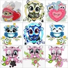 Алмазная живопись Сова полная квадратная Алмазная вышивка Мультяшные картины Стразы Алмазная мозаика украшение дома