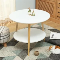 modern round coffe table for living room furniture sofa side table desk wooden tea table