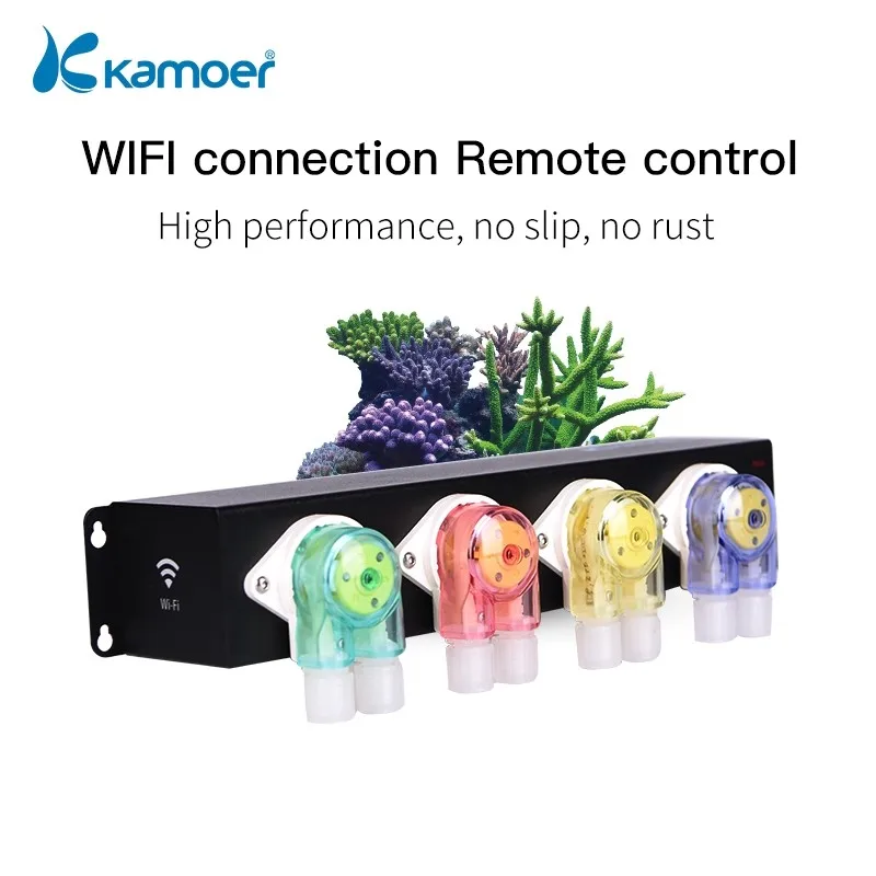 Перистальтический дозирующий Насос Kamoer F4 PRO с Wi Fi для аквариума морского