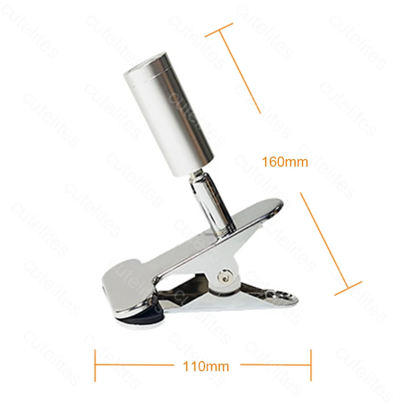 Светодиодная настольная лампа с зажимом 220 В ЕС Гибкая прикроватная светильник