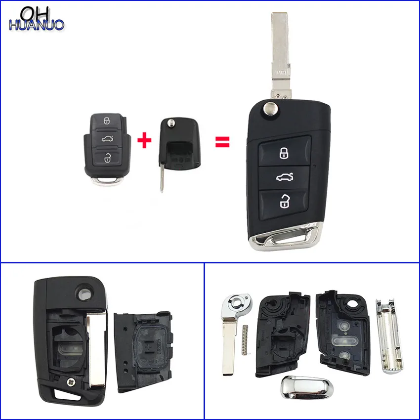 Модифицированный Стильный чехол для автомобильного ключа с дистанционным
