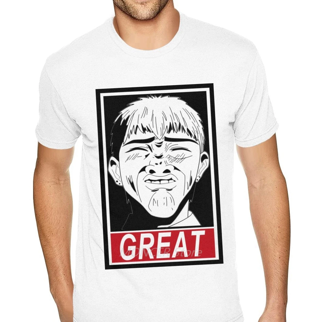 

Top GTO Great Teacher Onizuka Tees Shirt Shirts Boys 6XL White Tee Shirt