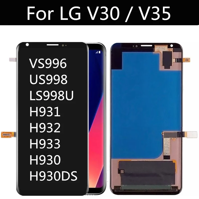 OLED-дисплей 6 0 дюйма для LG V30 LCD H930 ЖК-дисплей V35 VS996 LS998U H933 | Мобильные телефоны и