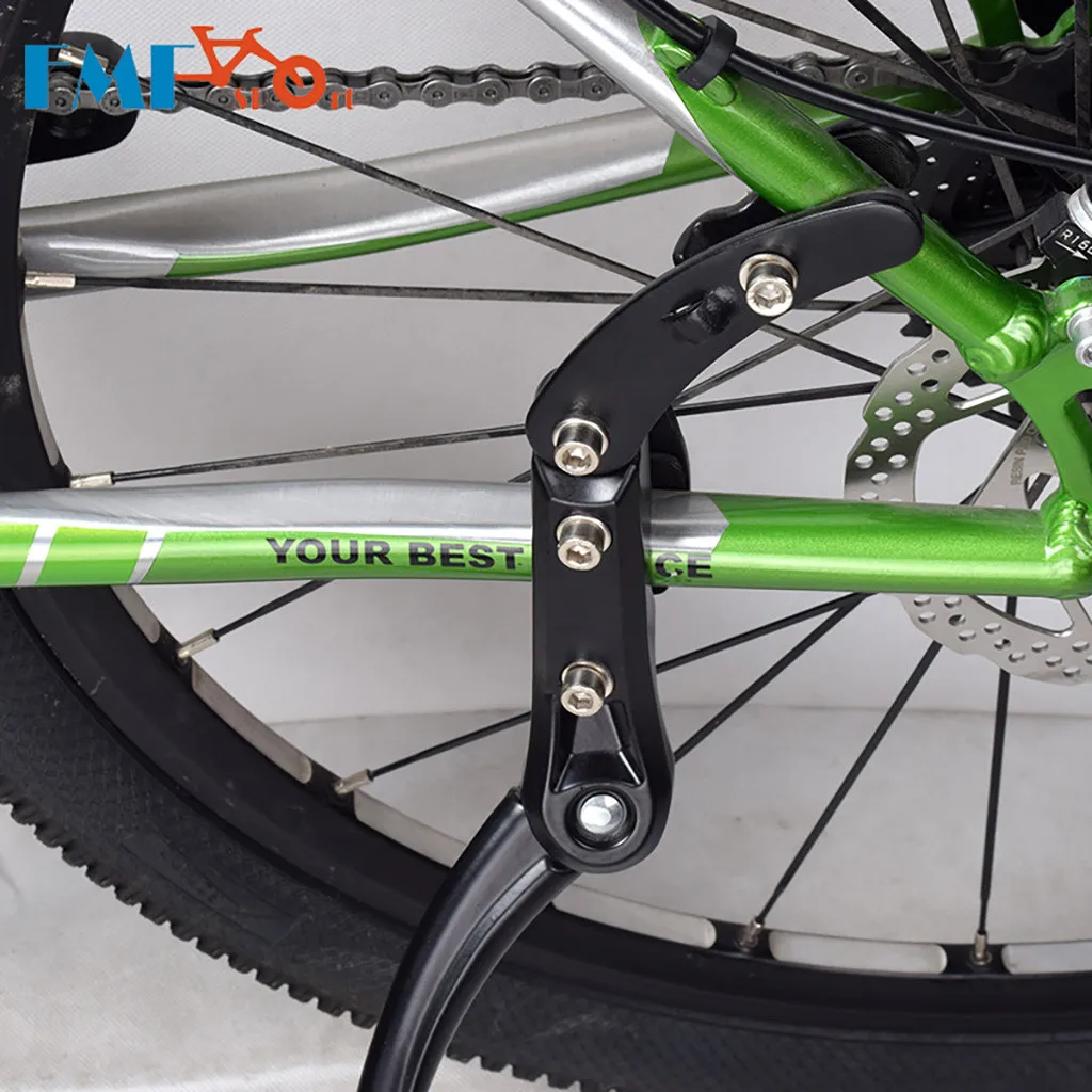 Mtb дорожный велосипед Kick Stand велосипед kickstand Регулируемая парковочная стойка 29 26 велосипедный цикл опорная сторона задняя Скоба держатель велосипеда# N