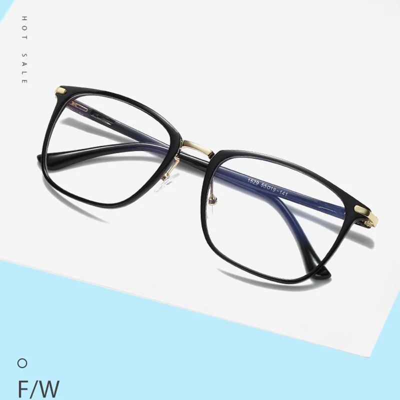 FS 2020 New Portable Optical Fashion Glasses Women Men Vintage Square Frame Eyeglass Simple Design Decoration Eyewear