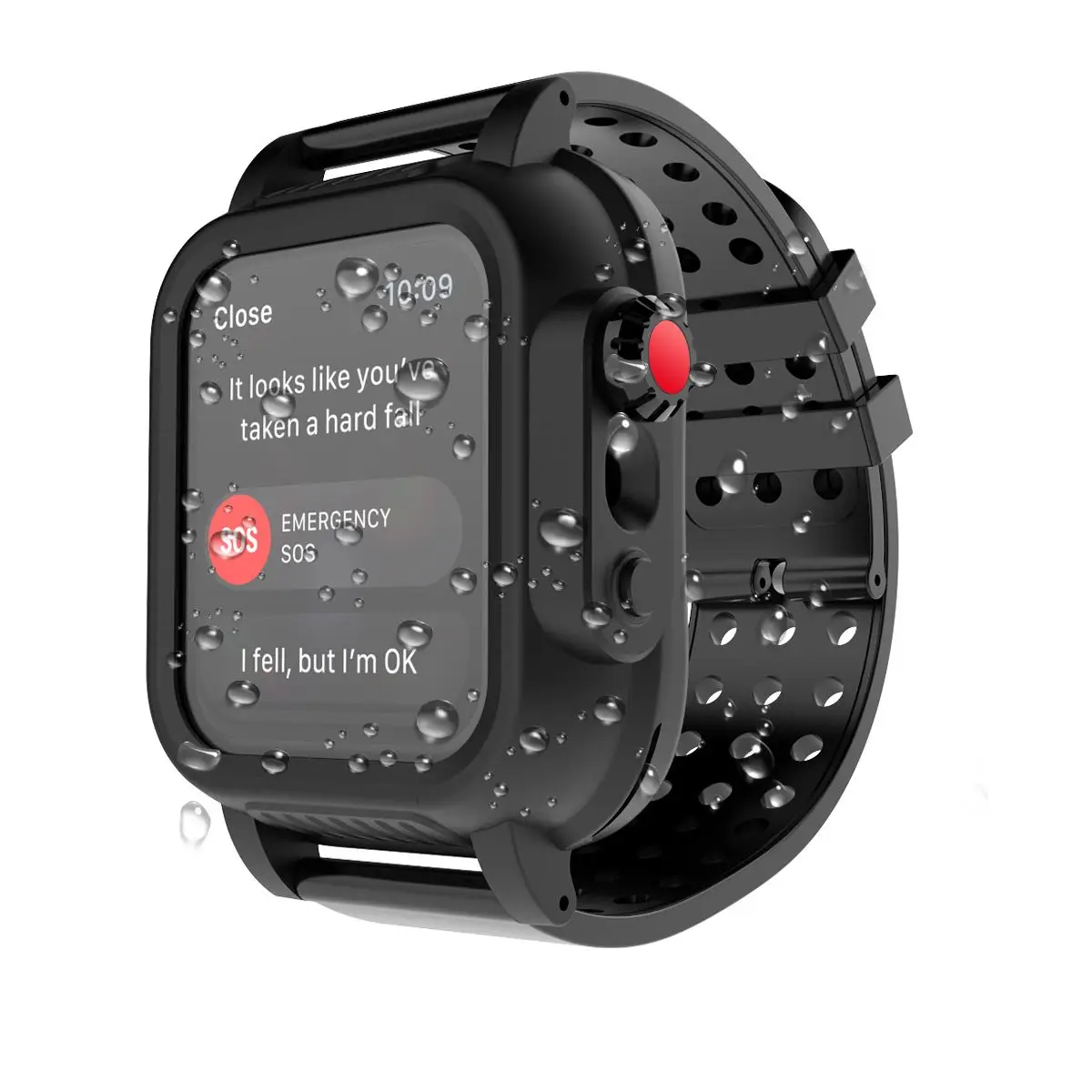 IP68 Водонепроницаемый чехол + ремешок для часов iWatch серии 5 44 мм 40 Броня прочный