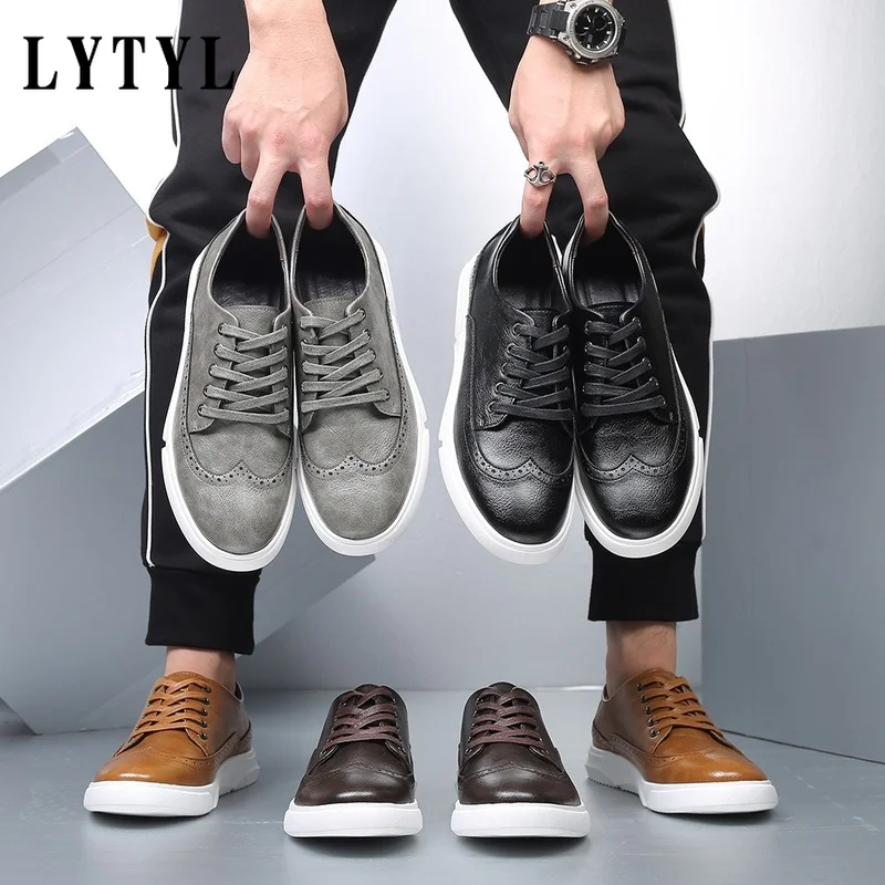 

Men Size 48 Shoes Fashion Vintage Bullock Loafers Men Lace Up Comfortable Casual Shoes Men Sneakers Shoes Zapatos Hombre D20-31