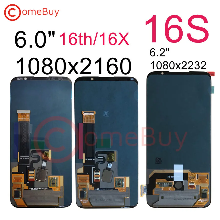 Для Meizu 16th 16 Plus ЖК-дисплей сенсорный экран дигитайзер 16S 16X дисплей для Meizu 16 Plus ЖК-экран M882Q M8821H M872Q M872H