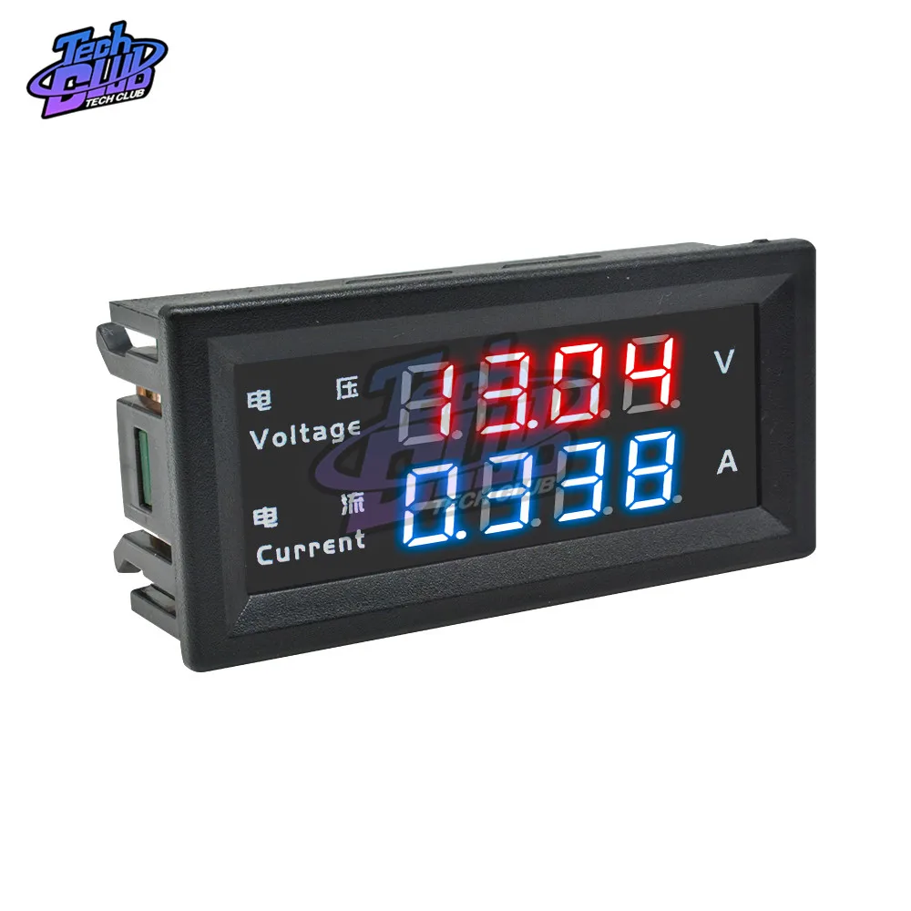 

Aideepen Цифровой вольтметр амперметр DC 0-200В 10А