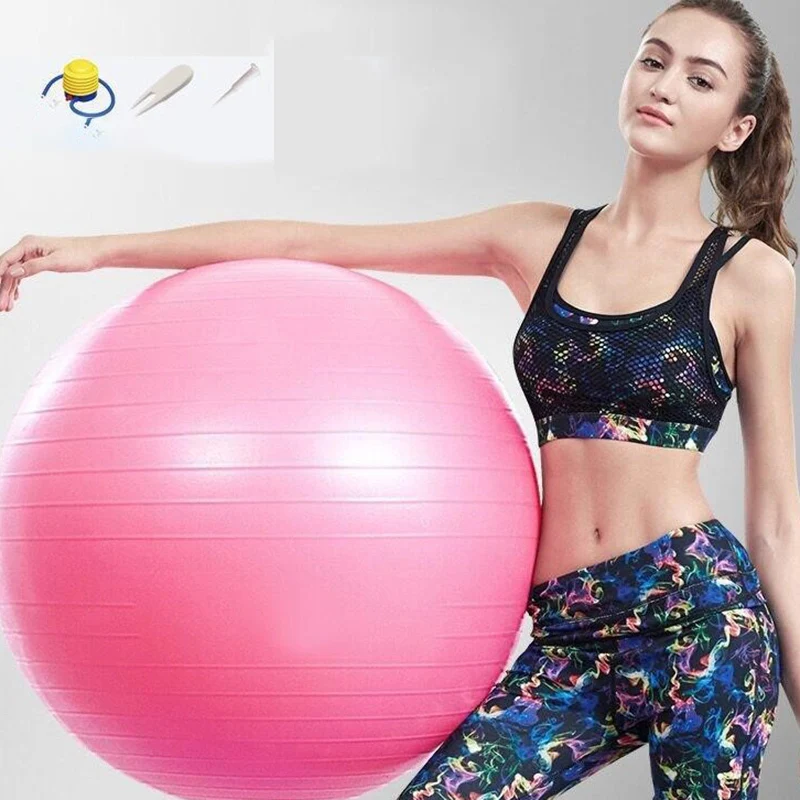 

Fitness Balls Yoga Ball Thickened Explosion-proof Exercise Home Balance Ball45cm