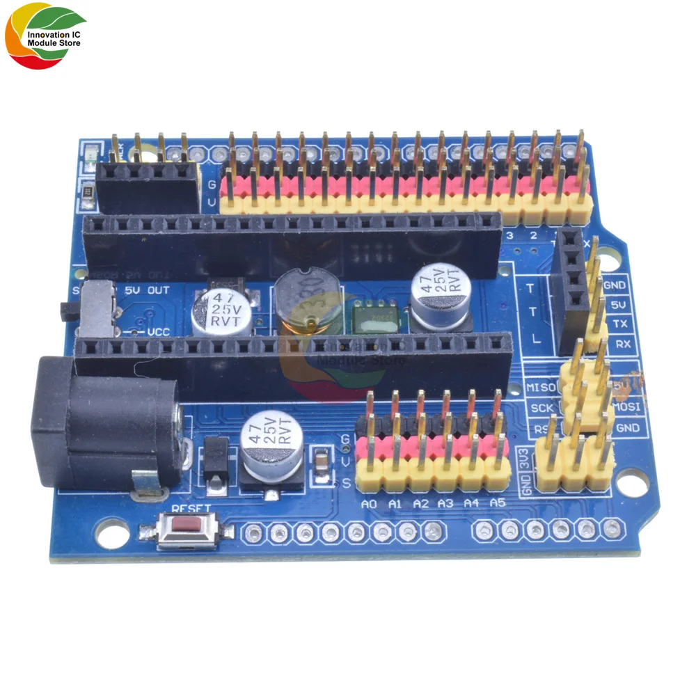 Плата расширения Nano V3.0 I/O IO 5 5*2 1 мм для интерфейса Micro Plus щит с микродатчиком В