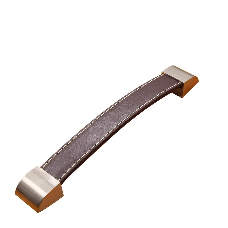 Кожаные ручки из цинкового сплава для мебели шкафа нагрудный ящик ручка чемодана