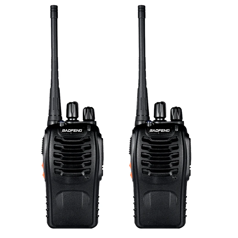 BaoFeng BF-888S рация UHF FM трансивер 5 Вт ручной Pofung bf 888s UHF 400-470 МГц 16CH двухстороннее портативное CB радио - Цвет: 2PCS