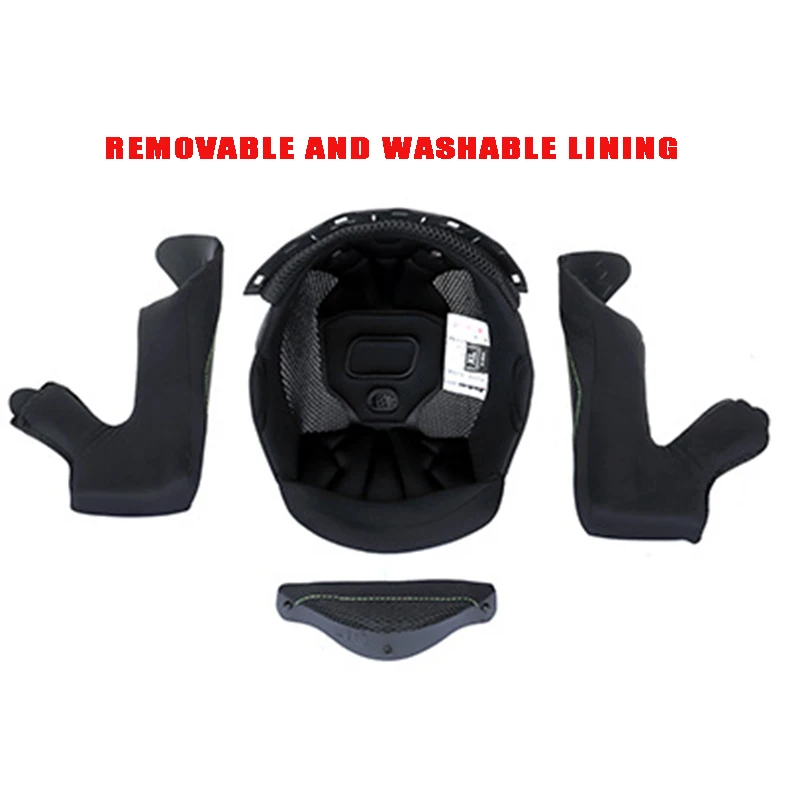 Full Face Motorcycle Helmet Dual Visor Tail Wing Racing Washable Lining Moto Safety Helm Casco Casque DOT Approved | Автомобили и