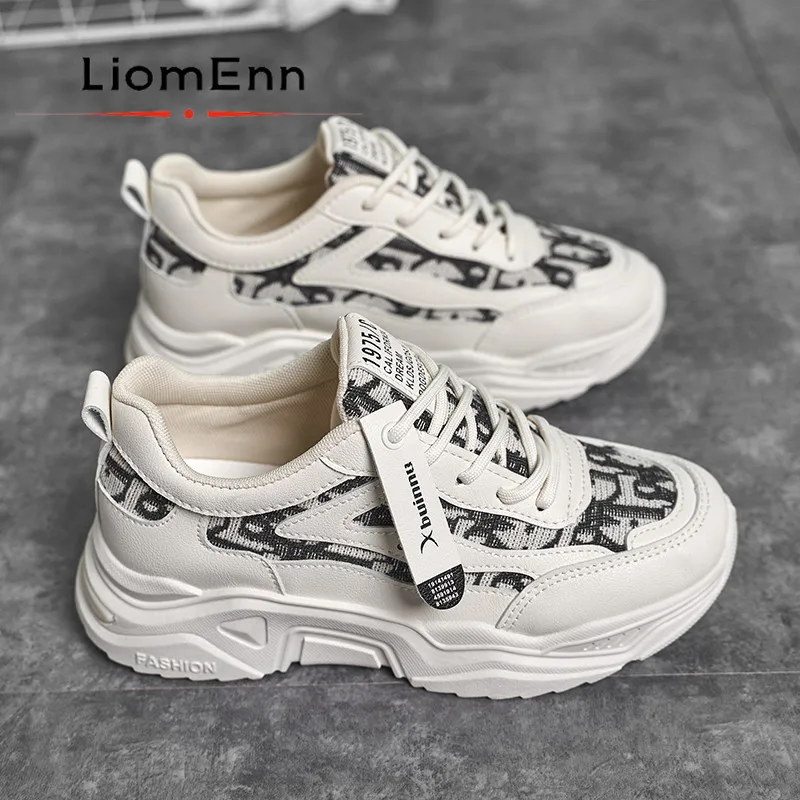 

2021 New Chunky Sneakers Women Fashion Sneakers Platform Ladies Casual Shoes Woman Vulcanized Footwear High Heels Basket Femme