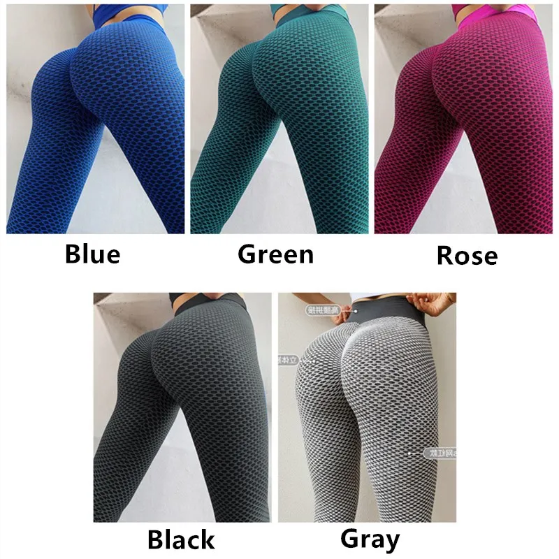 

High Waist Dot Yoga Pants Patchwork Fitness Leggings Women Workout Push Up Leggings Activewear Ankle Length Feminina Jeggings
