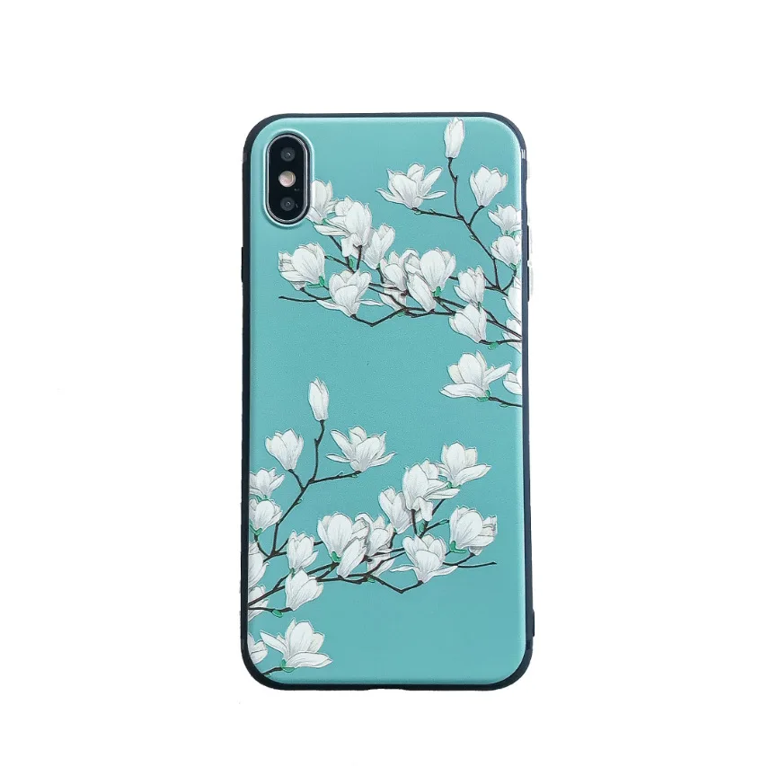 

Retro embossed flower phone case suitable for iPhone11 12Pro Max mini X XR XS XSMax 8 7 6PluS anti-drop protective back cover