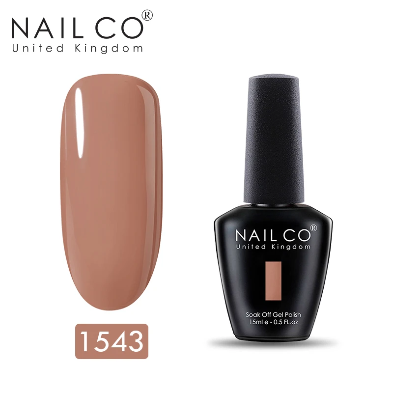 1543 NAILCO синяя серия лаков для ногтей 150 чистый цвет стойкий лак для ногтей Гибридный Esmalte дизайн ногтей гель лак - Цвет: 1543
