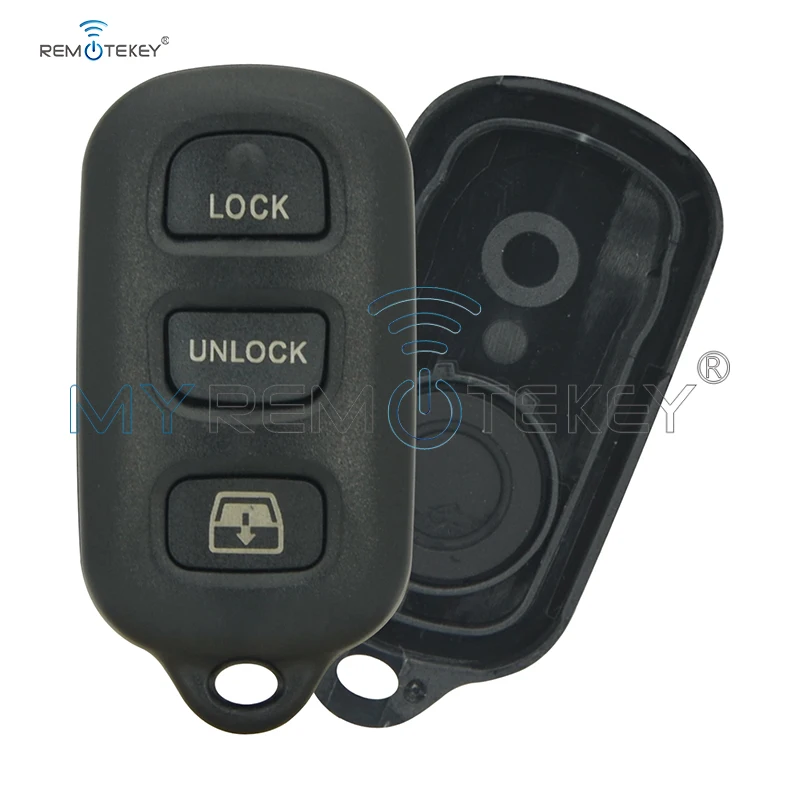 

Remtekey GQ43VT14T Remote key shell 3 button with panic for Toyota key Camry Solara Corolla Sienna Matrix car key fob cover