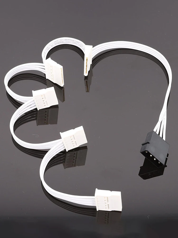 4-контактный IDE Molex от 1 до 5 SATA 15-контактный сплиттер жесткого диска HDD SSD Кабель