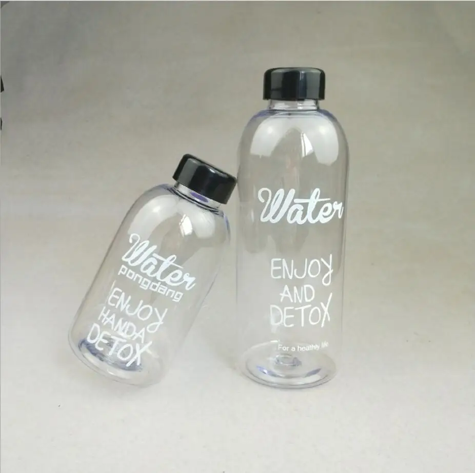 Портативная прозрачная короткая пластиковая спортивная сумка для бутылок с