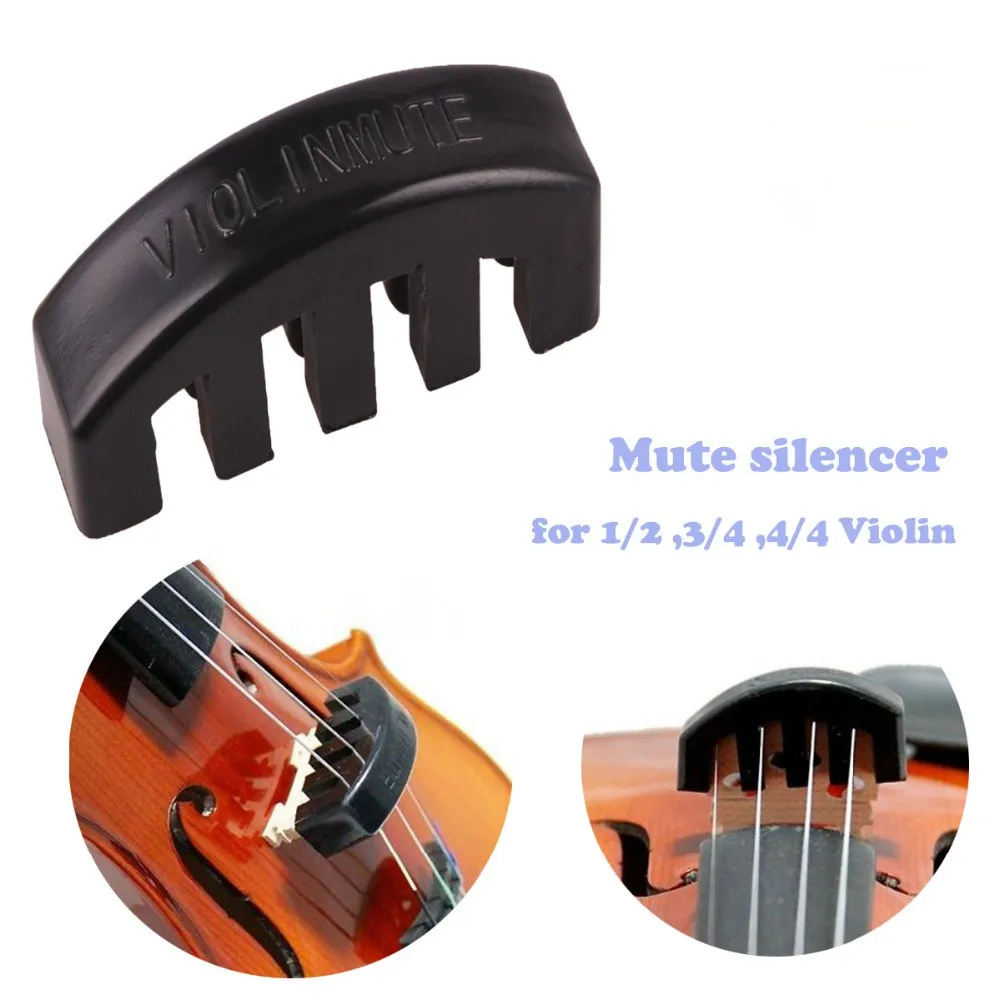 

Professional Rubber Practice Mute Violin Black Five Claws Fiddle Silencer for 1/2 3/4 4/4 Violin Violino Practice Accessories