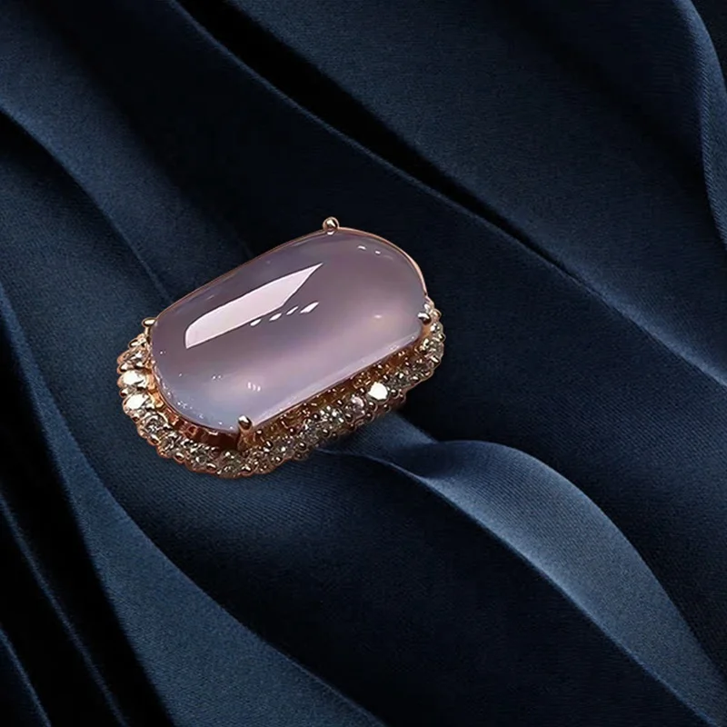 Прямоугольное фиолетовое кольцо Taro для женщин маленькие циркониевые кольца |