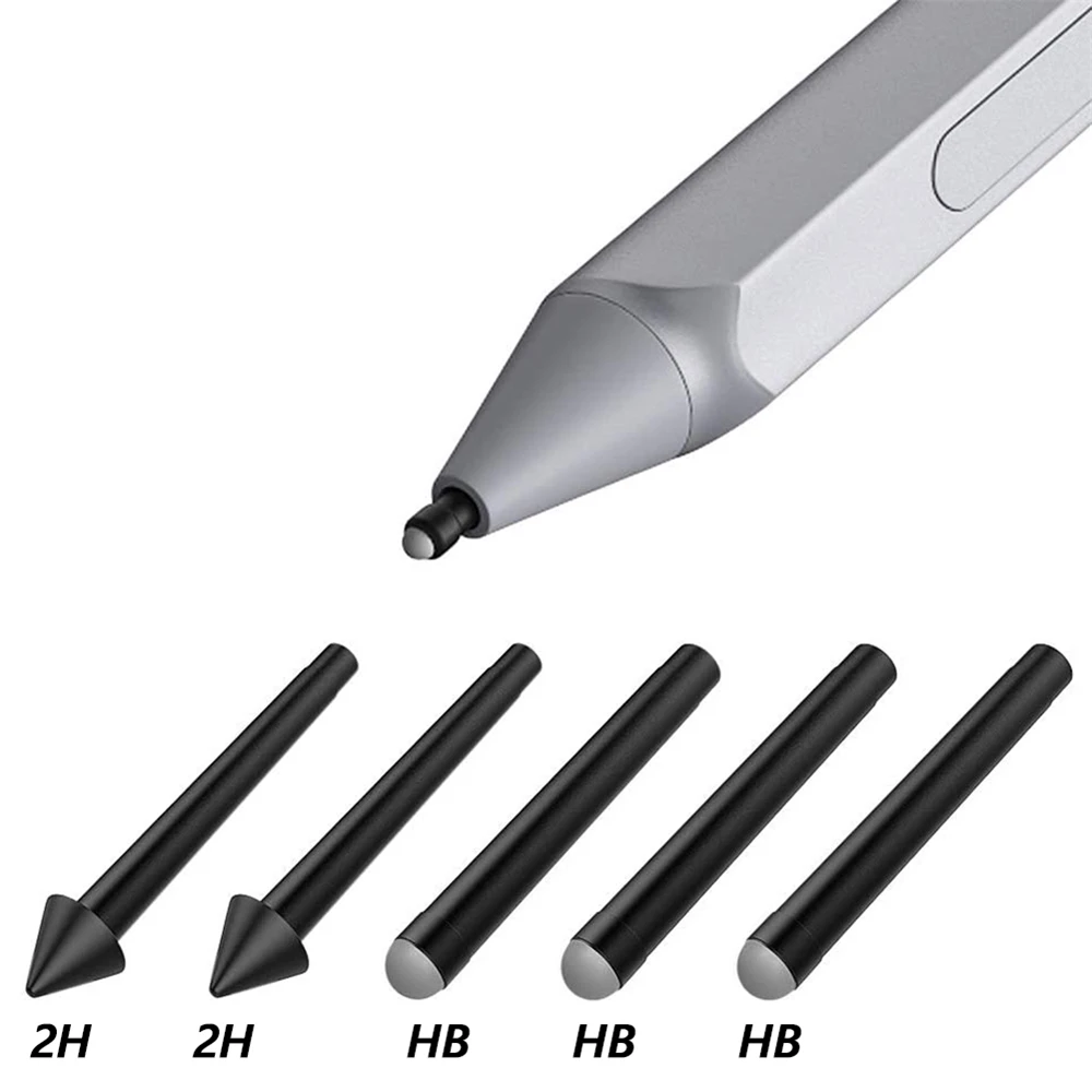 

Наконечники для ручки HB 2H 2H, Набор сменных наконечников для Microsoft Surface Pro 7/6/5/4/Book/Studio/Go, 5 шт., оригинал
