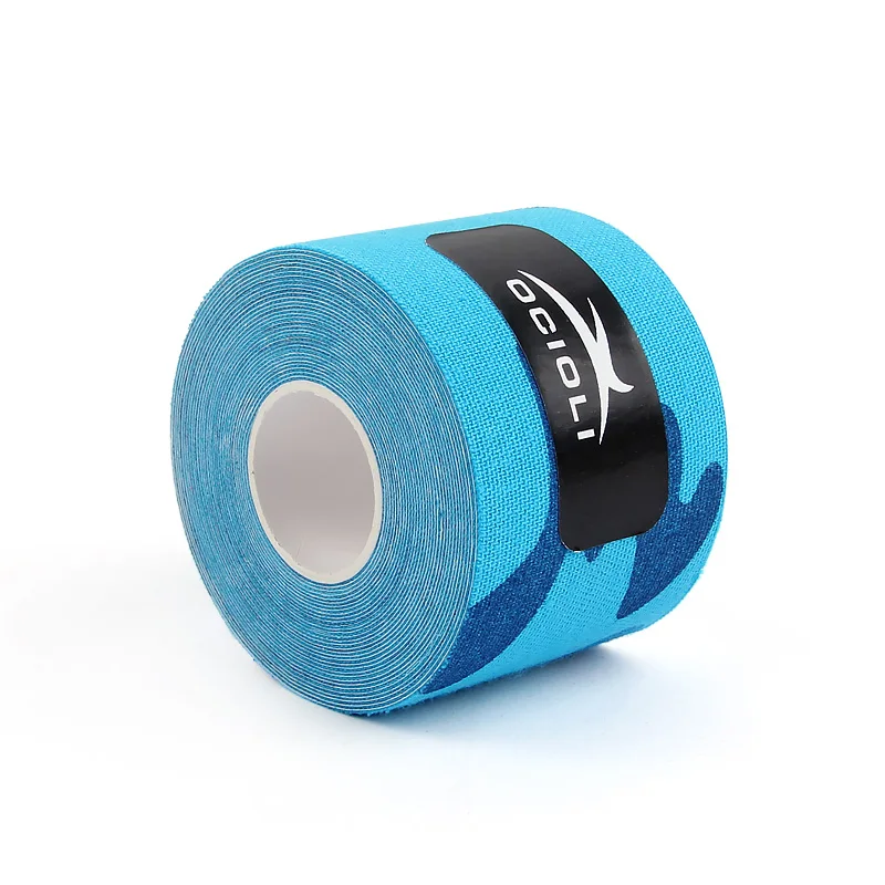 blue camouflage 20 штук Хорошее качество кинезиотape спортивные ленты кинезиологическая лента спортивная лента для лент футбол тренировка мышцы лента - Цвет: blue camouflage
