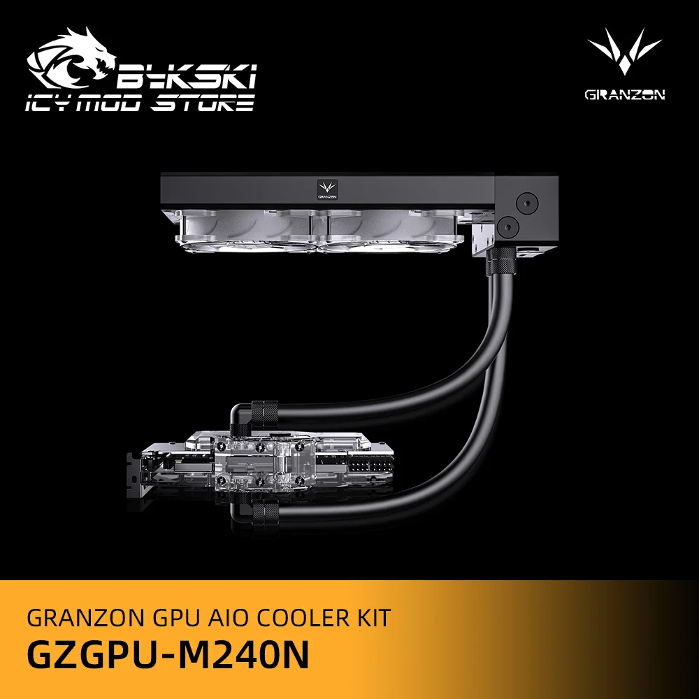bykski granzon gpu aio cooler kit for rtx 3080 3090 video card mod vga pc water cooling smart speed control pwm pump gzgpu m240n free global shipping