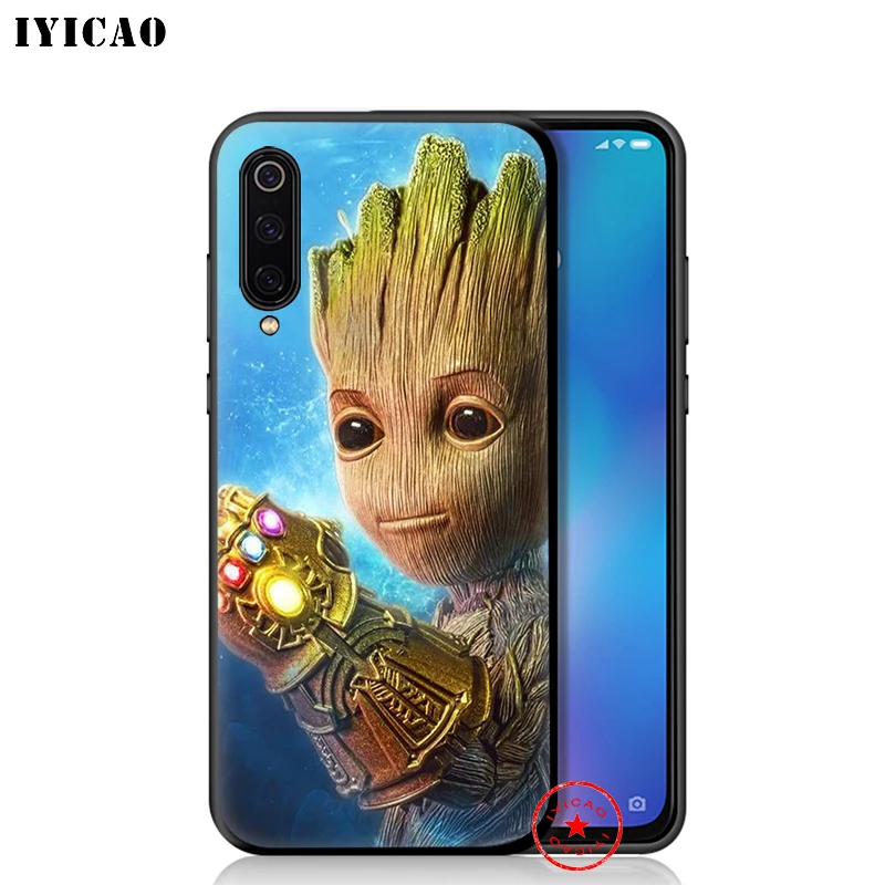IYICAO I am a Groot мягкий чехол для Xiaomi Mi A3 A2 A1 10 9T CC9E CC9 9 8 6 Se Lite F1 5X 6X MiA1 MiA2 MiA3 |