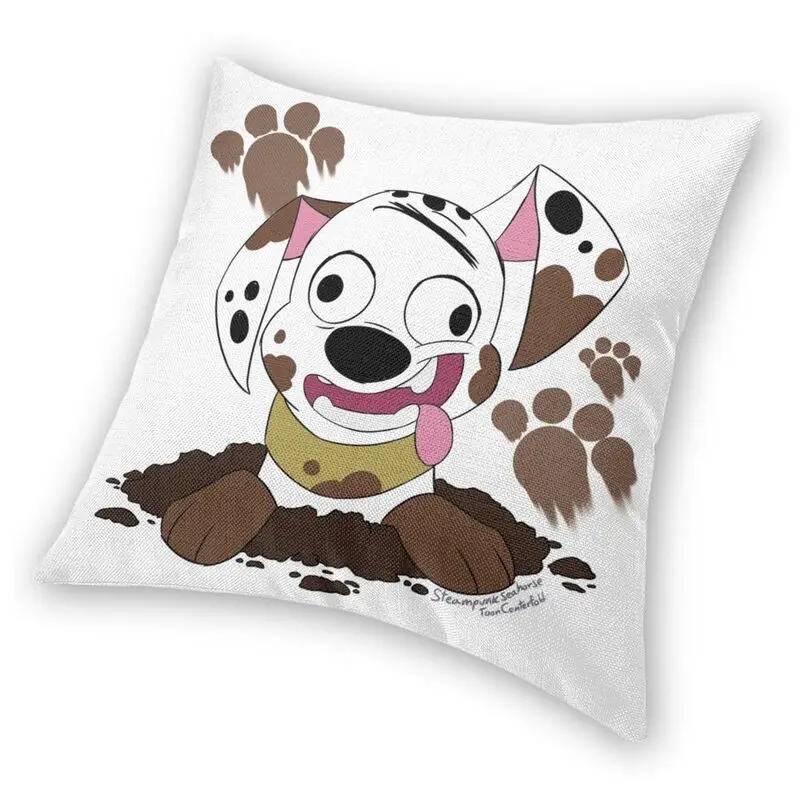 Мягкая Наволочка с забавным изображением далматинской собаки домашний декор