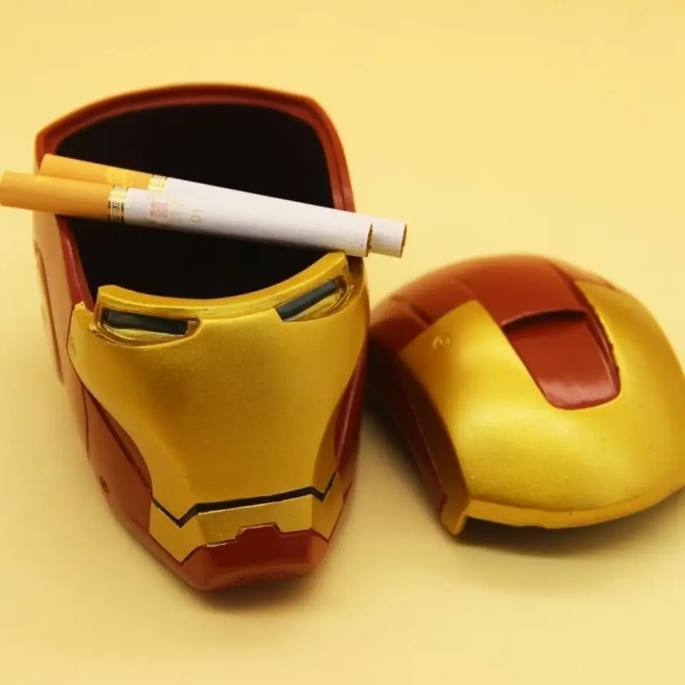 Модель робота трансформера пепельница из смолы игрушечные фигурки Железного