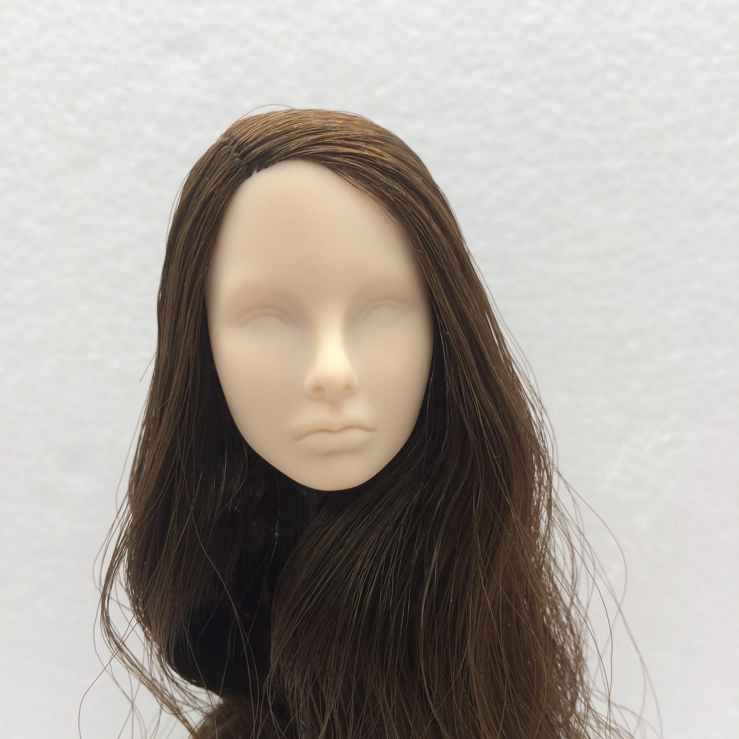 Fashion Royalty color infusion brown hair cream skin agnes 1/6 scale doll head for ooak | BJD Dolls