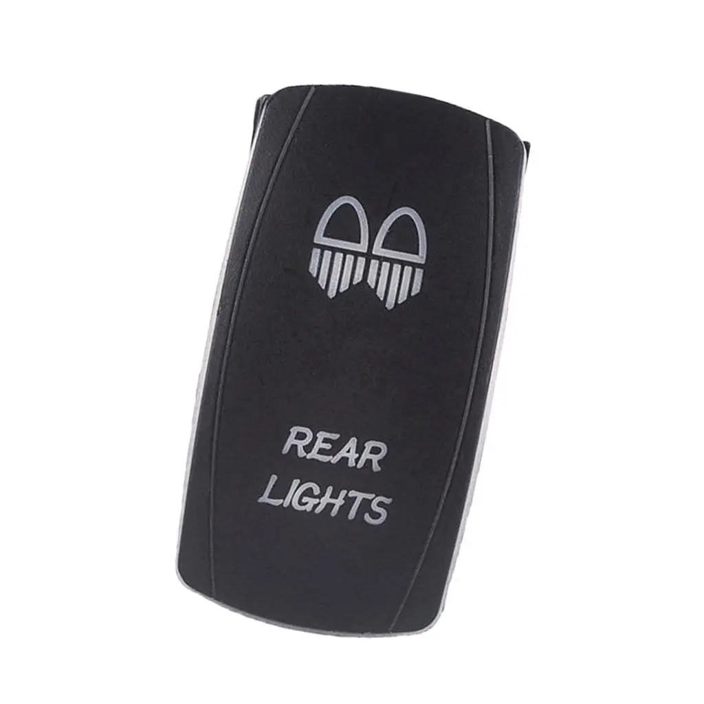 

5 контактов 12 в лодочный морской светодиод ВКЛ-выксветодиодный переключатель с подсветкой SPST переключатель S005