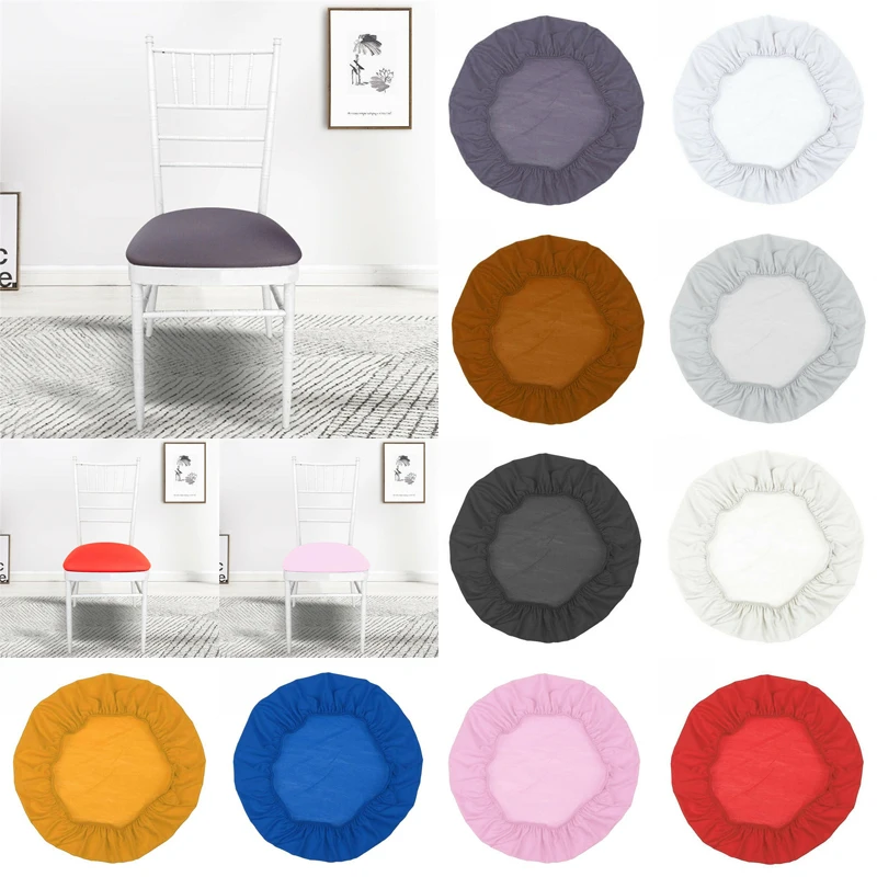 Новинка 2019 круглая эластичная накидка на стул чехол барный эластичный сиденье