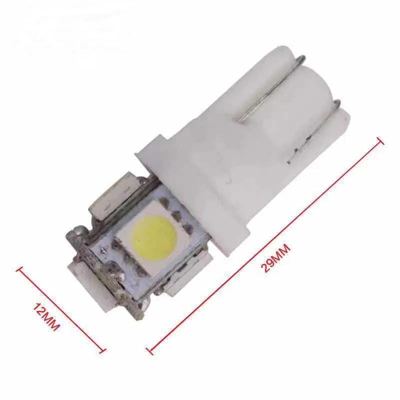 T10 5050 5SMD W5W светодиодный Светодиодная лампа белый Габаритные огни 12В | Автомобили