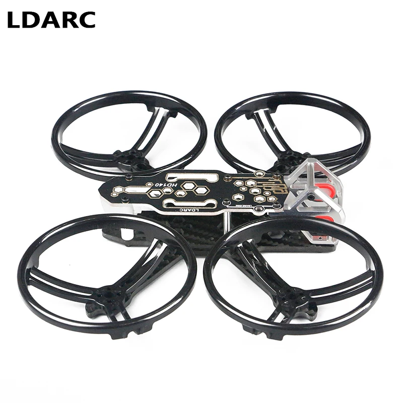 

LDARC HD140 Carbon Fiber Plate Aluminum Body Plate Frame Kit 140mm Wheelbase for FPV 4S Brushless Quadcopter Traversing Drones