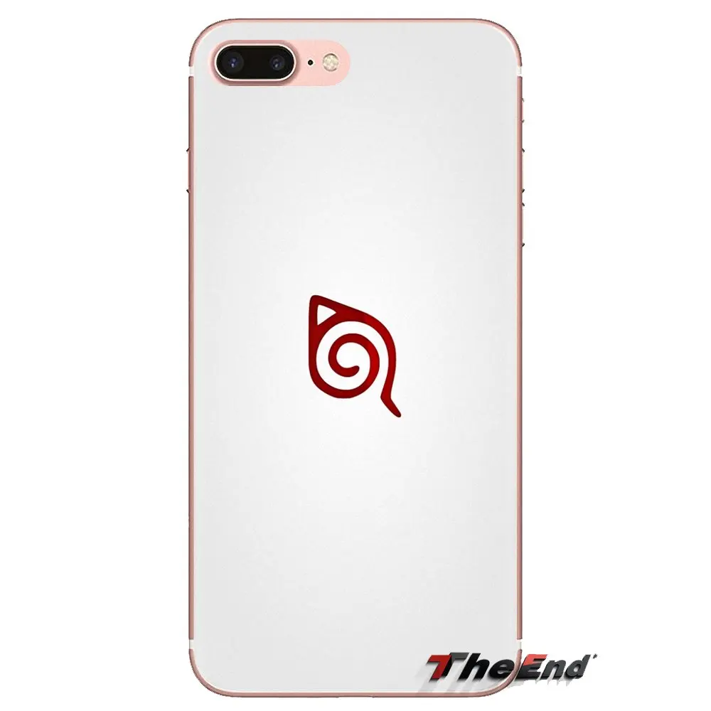 For Samsung Galaxy J1 J2 J3 J4 J5 J6 J7 J8 Plus 2018 Prime 2015 2016 2017 Naruto Konoha Logo Leaf Village Transparent Soft Cover |