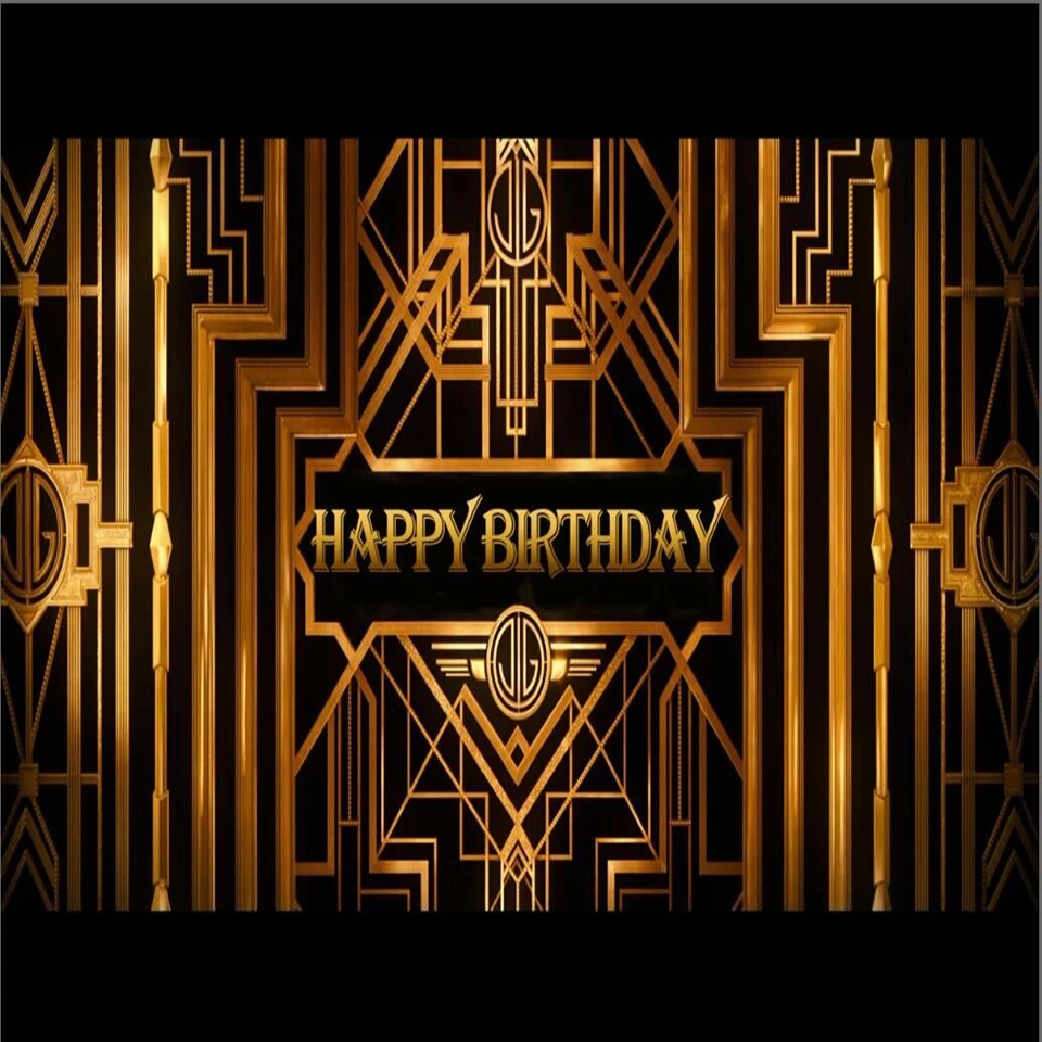 Виниловые фоны для фотостудии 8 х8 футов с надписью Great Gatsby на заказ 240 см x |