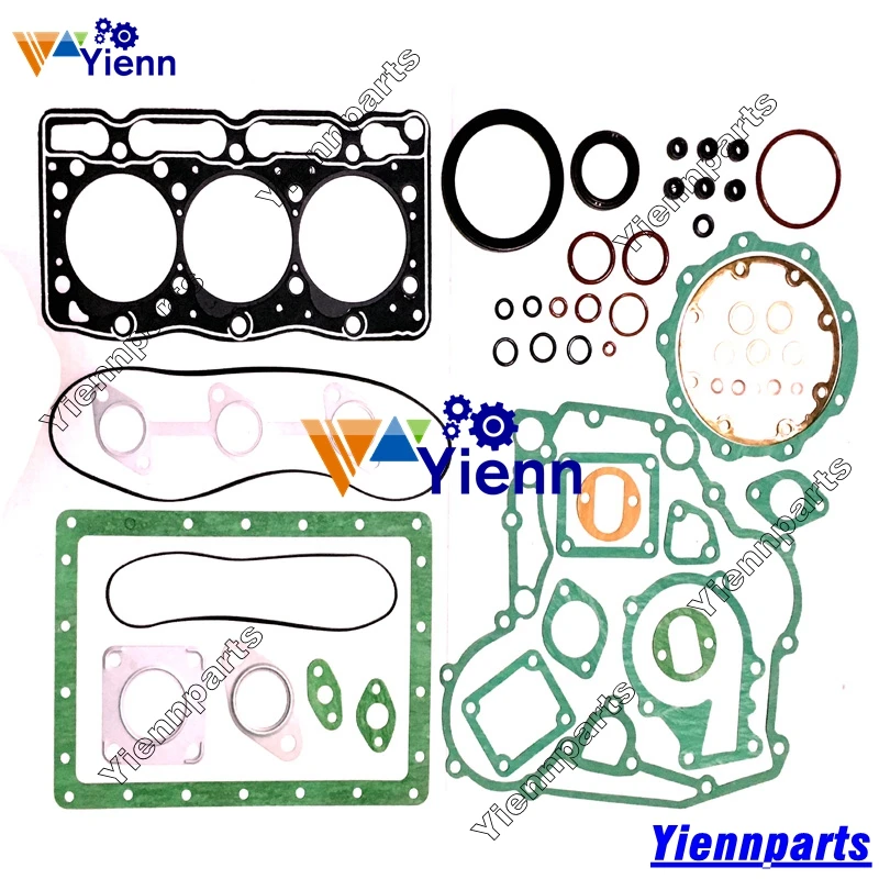 

D1005 D1005-E D1005-B D1005-A Full Gasket Kit Gasket Set For Kubota B1750D B1750E GB175 A-17Tractors Diesel Engine Repair Parts