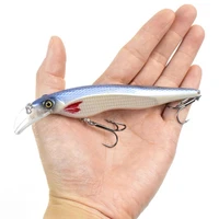 14g 12cm minnow lure anti scratch sharp hook colorful fresh salt water 3d eyes water angling crankbait minnow lures for outdoor