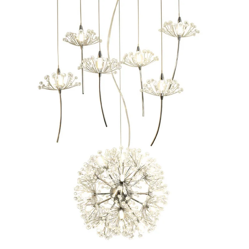 Хрустальная люстра в европейском стиле одежда Одуванчик магазин ресторан
