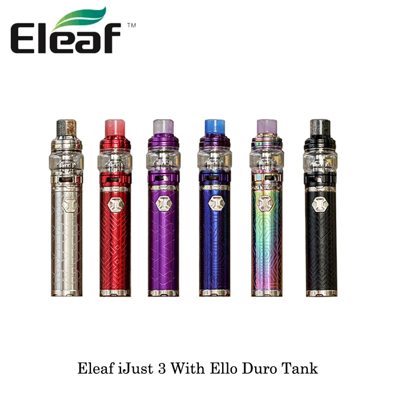 Электронная сигарета Eleaf iJust 3 80 Вт встроенная батарея 3000 мА/ч атомайзер ELLO Duro