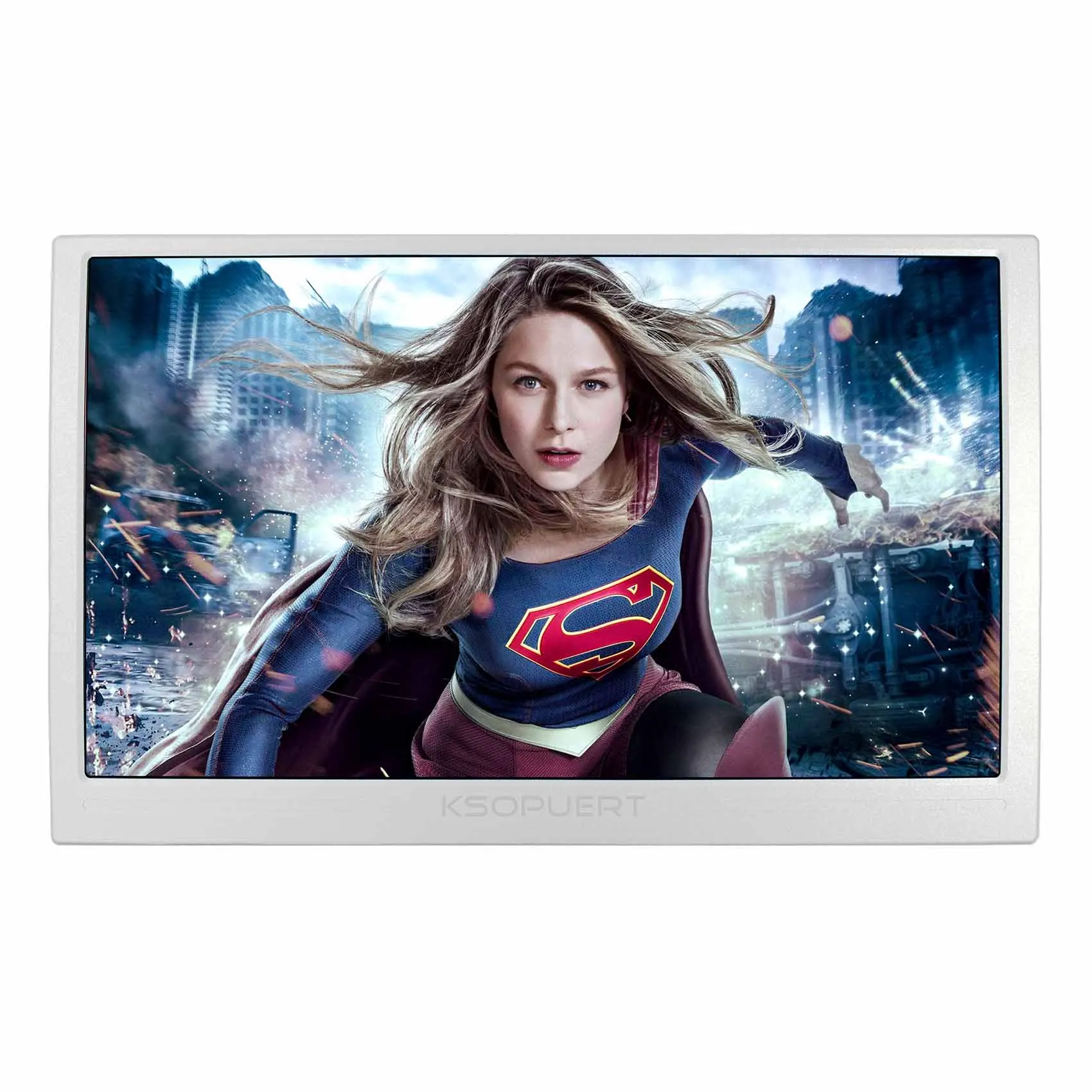 

Белый корпус из алюминиевого сплава 4K 3840x216 0 разрешение 15,6 дюймовый ЖК-монитор