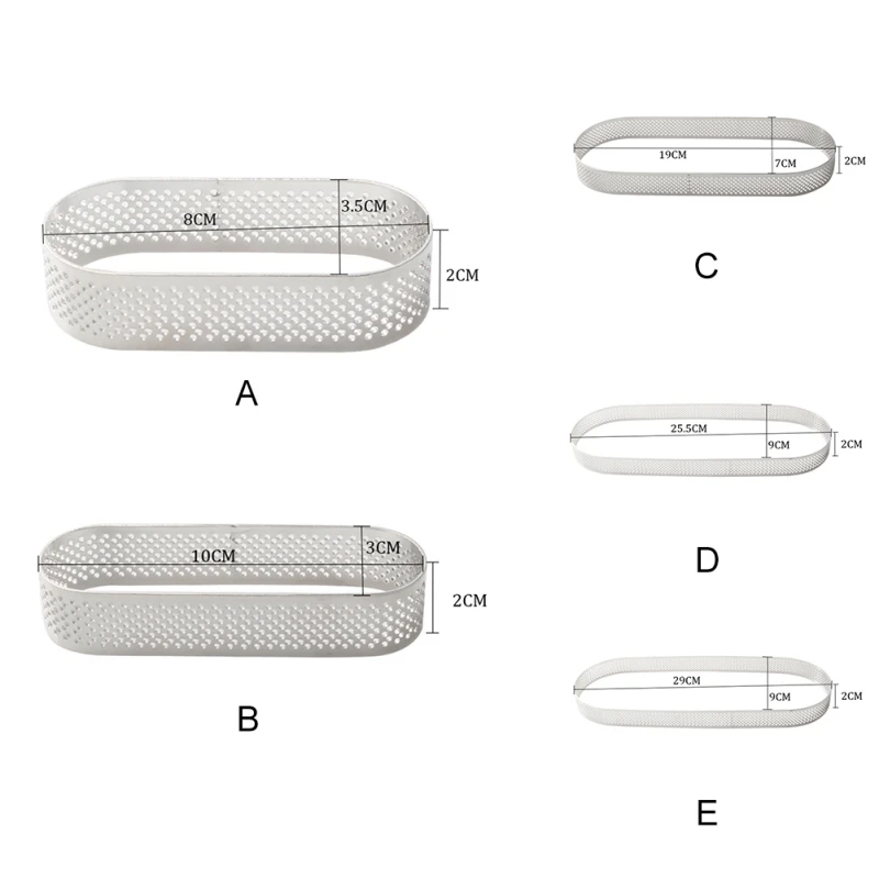 Регулируемое кольцо для Мусса набор инструментов выпечки торта овальная