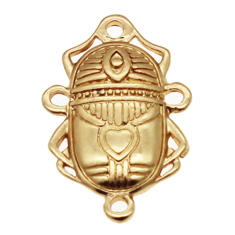 

6pcs oval heart shape evil eye alloy connector bracelet jewelry DIY necklace accessories DIY fashion jewelry Finding