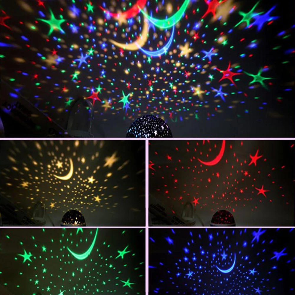 

Wall Decor Projection Floor Lamp Indoor Rotating Romantic LED Galaxy Starry Sky Night Light Child Bedroom Star Moon Lamp